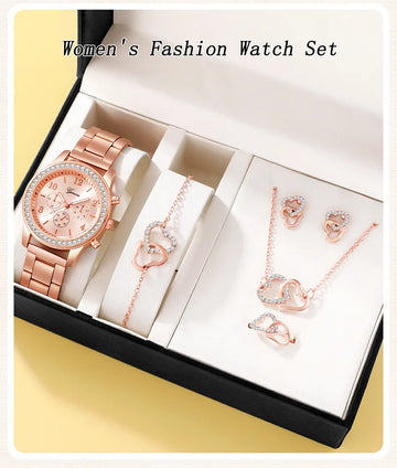 6PCS Set Rose Gold Luxury